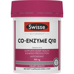 SWISSE ULTIBOOST CO ENZYME 輔酶 Q10 150MG 180粒