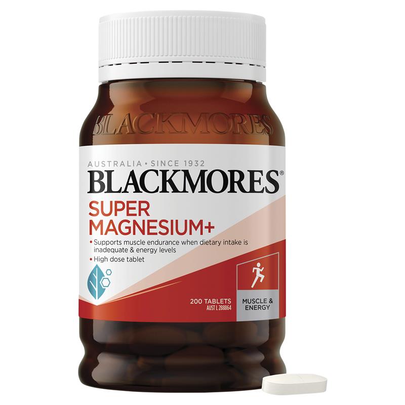 Blackmores Super Magnesium Plus 200粒