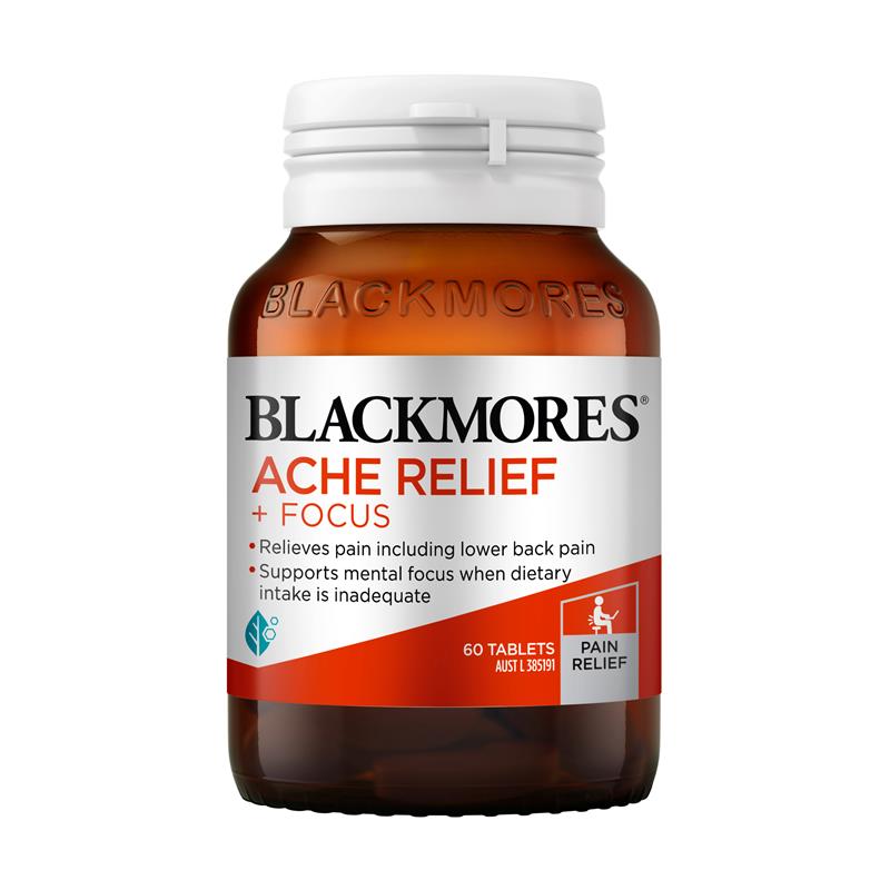 Blackmores Ache Relief + Focus 60粒