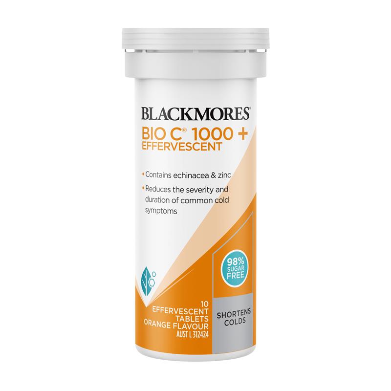 Blackmores Bio C 1000 + 泡騰片 (5支)