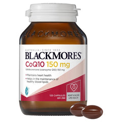 Blackmores 澳佳寶高濃縮輔酶Q10軟膠囊 保護心臟腦血管 150MG 125粒