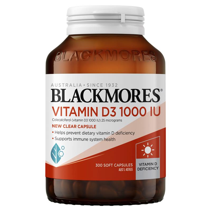 Blackmores 維生素 D3 1000IU 300 粒膠囊