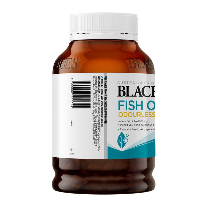 Blackmores 澳佳寶無腥味深海魚油軟膠囊 1000mg 400粒