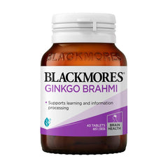 Blackmores 澳佳寶銀杏婆羅米健腦片 提高記憶 40粒