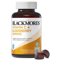 Blackmores Vitamin C Elderberry 120粒 Gummy