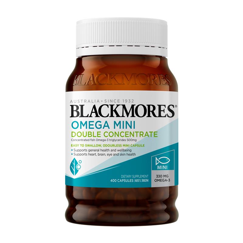 Blackmores Omega Mini Double Concentrate 400粒