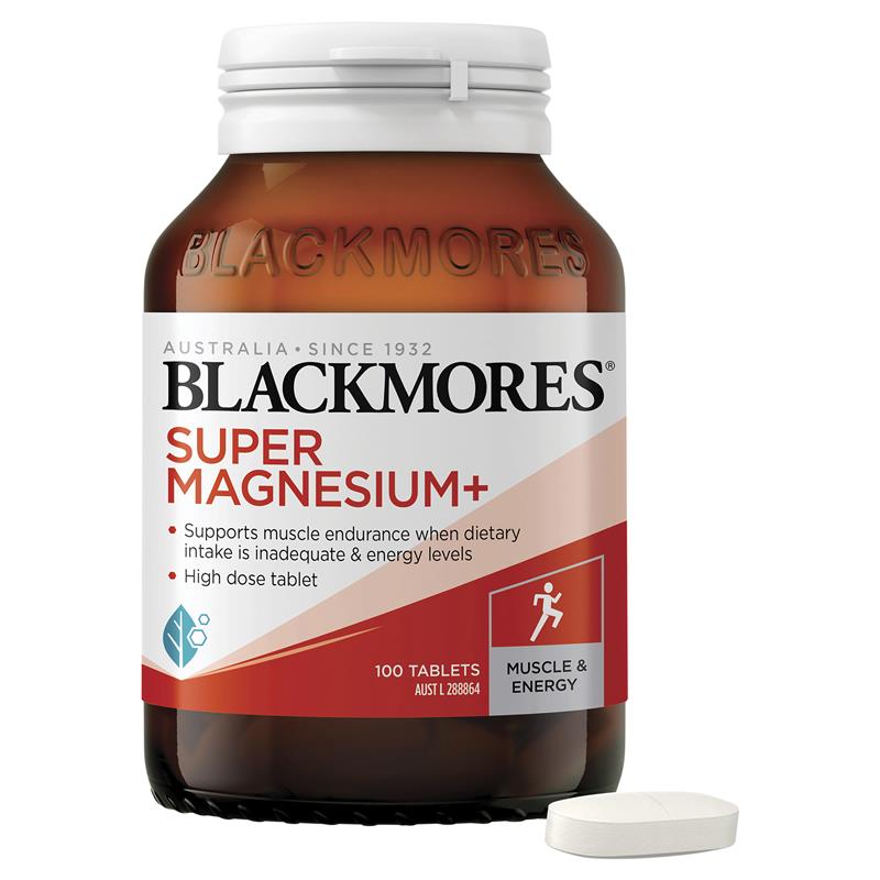 Blackmores 澳佳寶超級鎂片 高濃度鎂 100粒