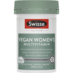 SWISSE VEGAN WOMENS ULTIVITE 純素女性複合維生素 60粒