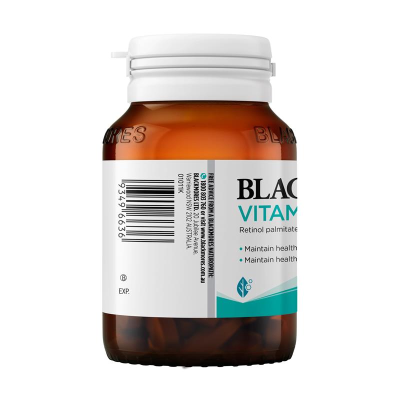 Blackmores 澳佳寶成人維生素A膠囊 護眼緩解眼乾疲勞 150粒