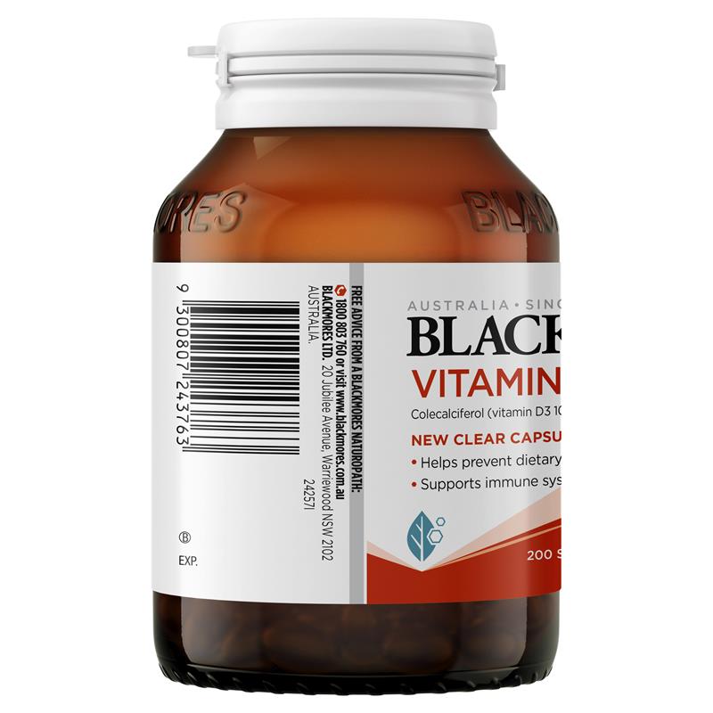 Blackmores 澳佳寶維生素D3膠囊 200粒