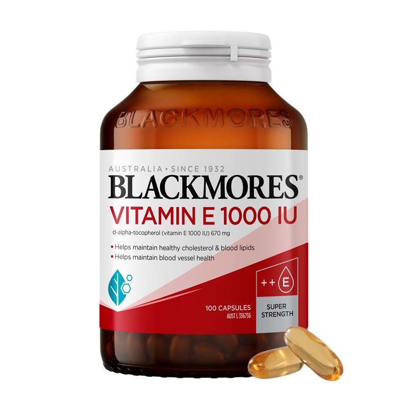 Blackmores 澳佳寶 維生素E膠囊 保護肌膚及心臟 1000IU 100粒