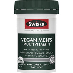 SWISSE VEGAN MENS ULTIVITE 純素男士複合維生素 60粒